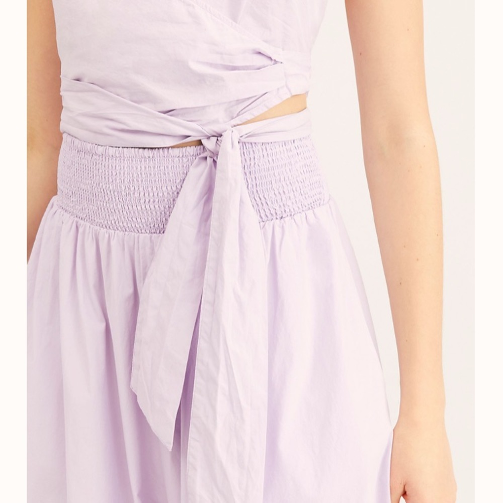 SOLD Free People Soft Orchid Pink Rose Paloma Set - Picture 4 of 5